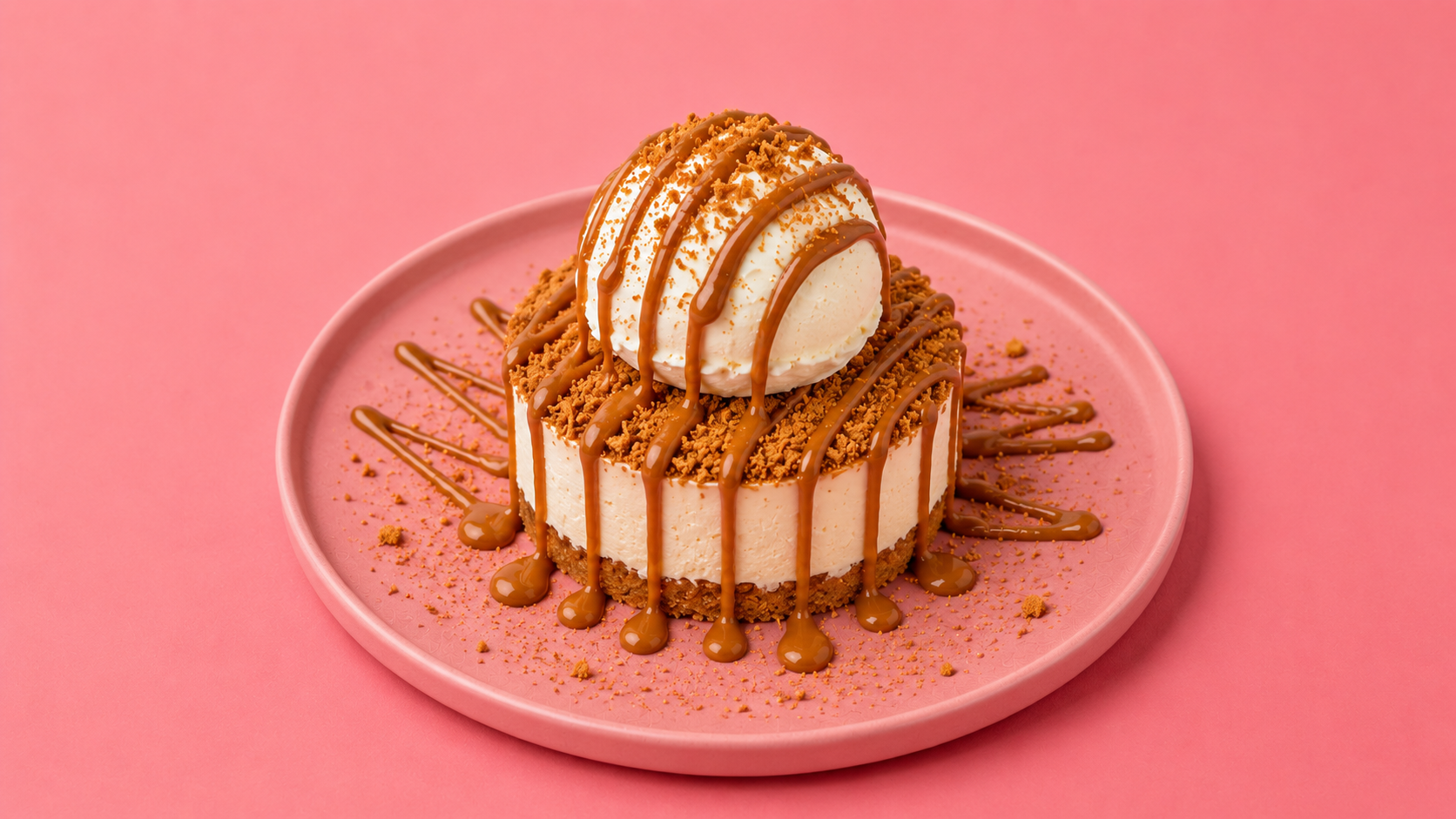 Lotus cheesecake